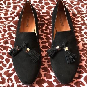 Jefferey Campbell suede loafers